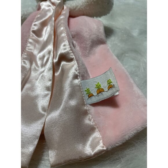 Pink Bunny Plush Lovey Security Blanket By Bunnies By The Bay - Picture 2 of 4